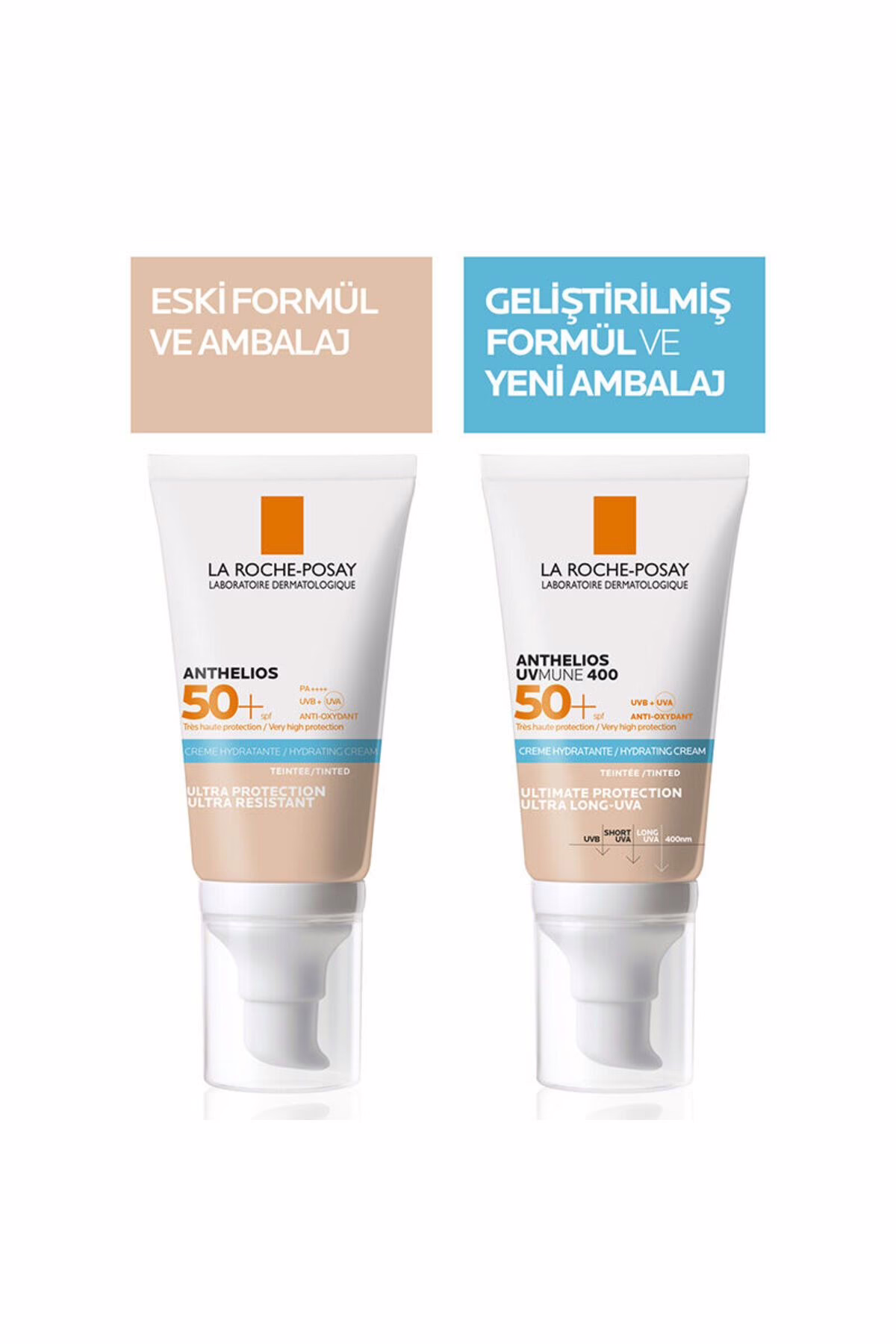 Anthelios UVMUNE 400 SPF50+ 50 ml | Renkli Nemlendirici Güneş Koruyucu Krem 5 Anthelios UVMUNE 400 SPF50+ 50 ml | Renkli Nemlendirici Güneş Koruyucu Krem