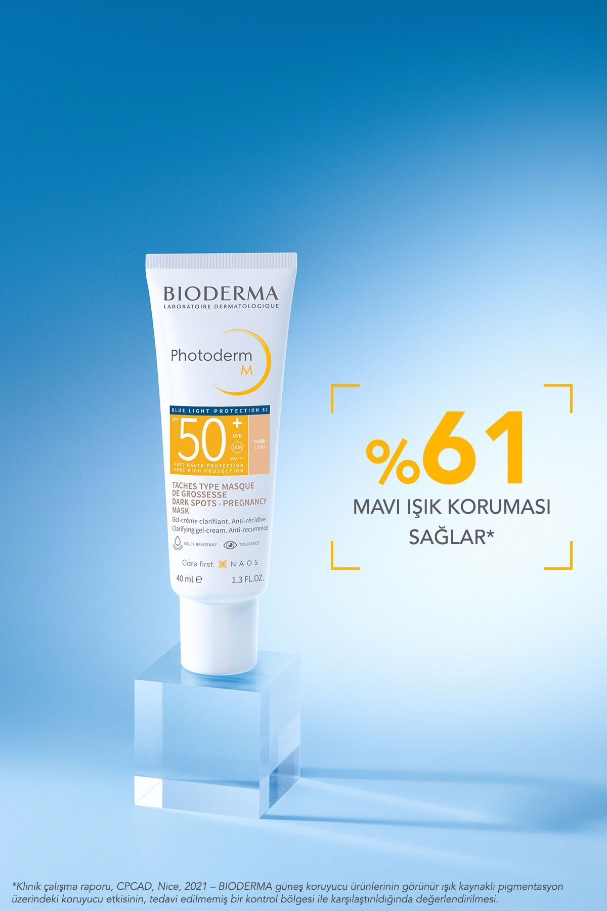 Photoderm M Light SPF50+ 40 ml | Mavi Işığa Karşı Etkili Güneş Koruyucu 3 Photoderm M Light SPF50+ 40 ml | Mavi Işığa Karşı Etkili Güneş Koruyucu