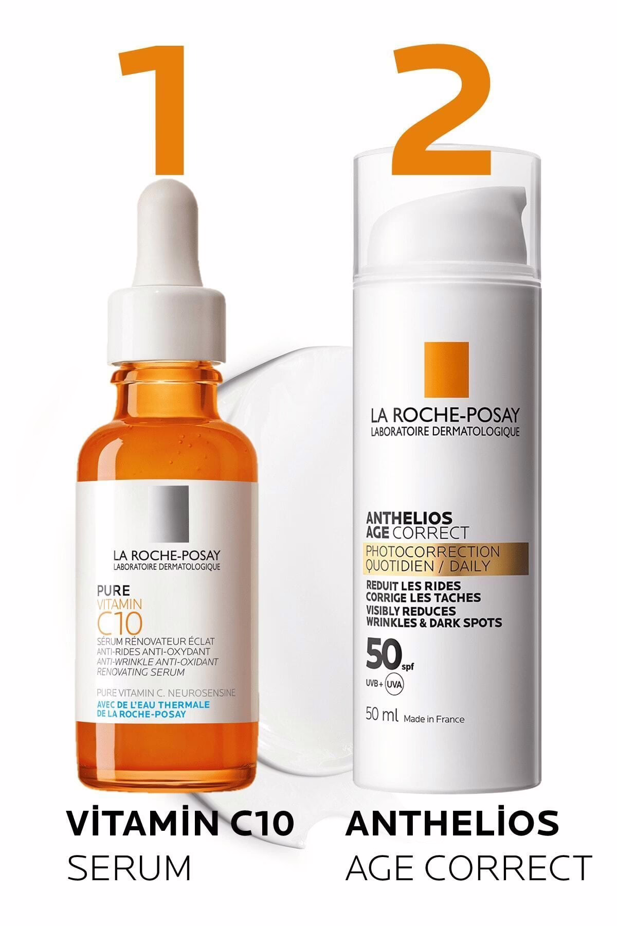 Anthelios Age Correct SPF50+ 50ml | Leke ve Kırışıklık Karşıtı Güneş Kremi 5 Anthelios Age Correct SPF50+ 50ml | Leke ve Kırışıklık Karşıtı Güneş Kremi