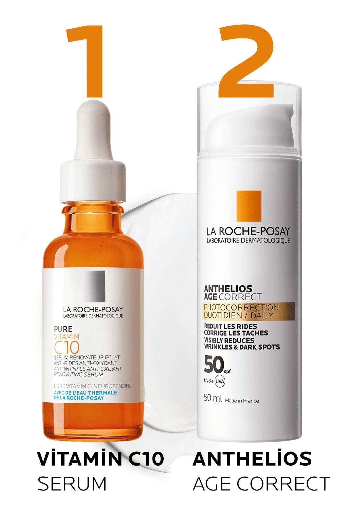Anthelios Age Correct SPF50+ 50ml | Leke ve Kırışıklık Karşıtı Güneş Kremi 5 Anthelios Age Correct SPF50+ 50ml | Leke ve Kırışıklık Karşıtı Güneş Kremi