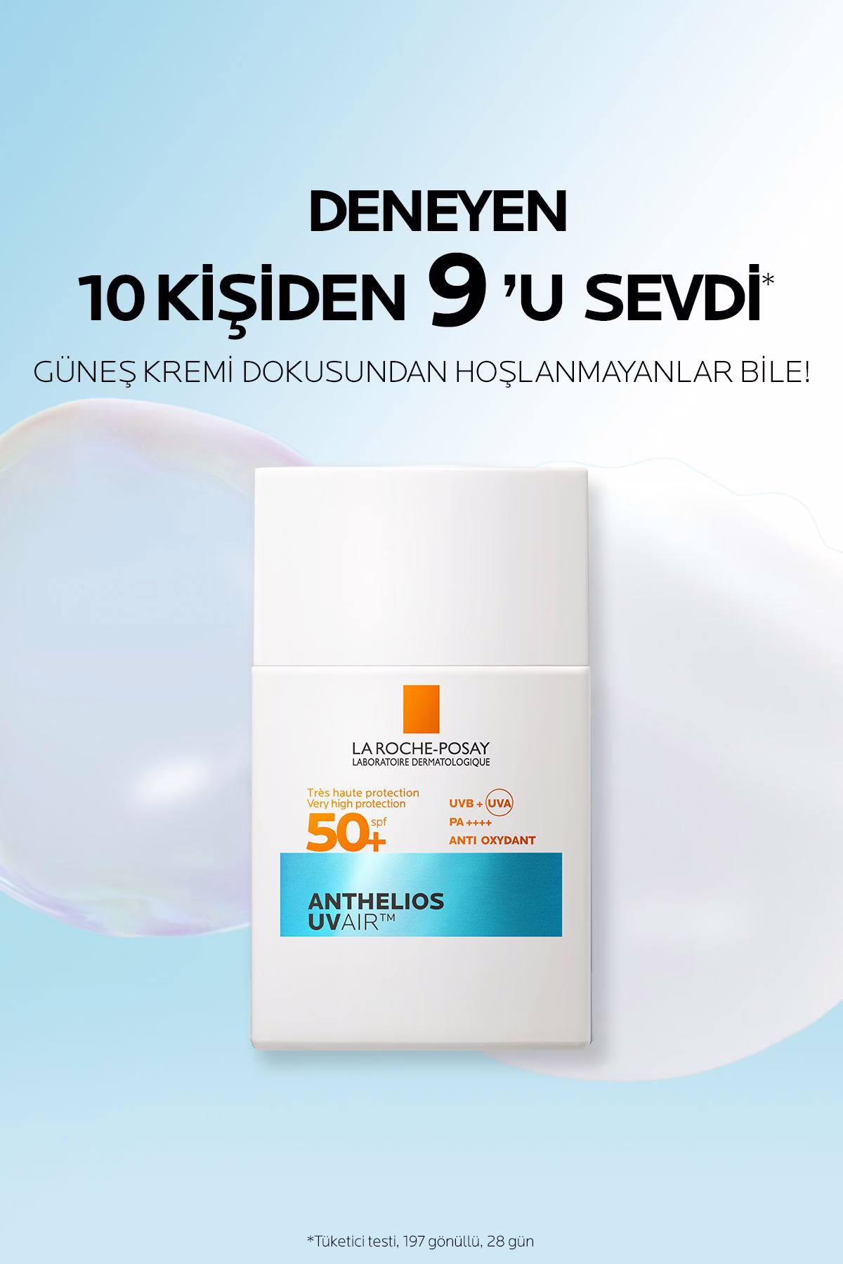 Anthelios UV Air SPF50+ 40 ml | Gün Boyu Güneş Kremi 3 Anthelios UV Air SPF50+ 40 ml | Gün Boyu Güneş Kremi