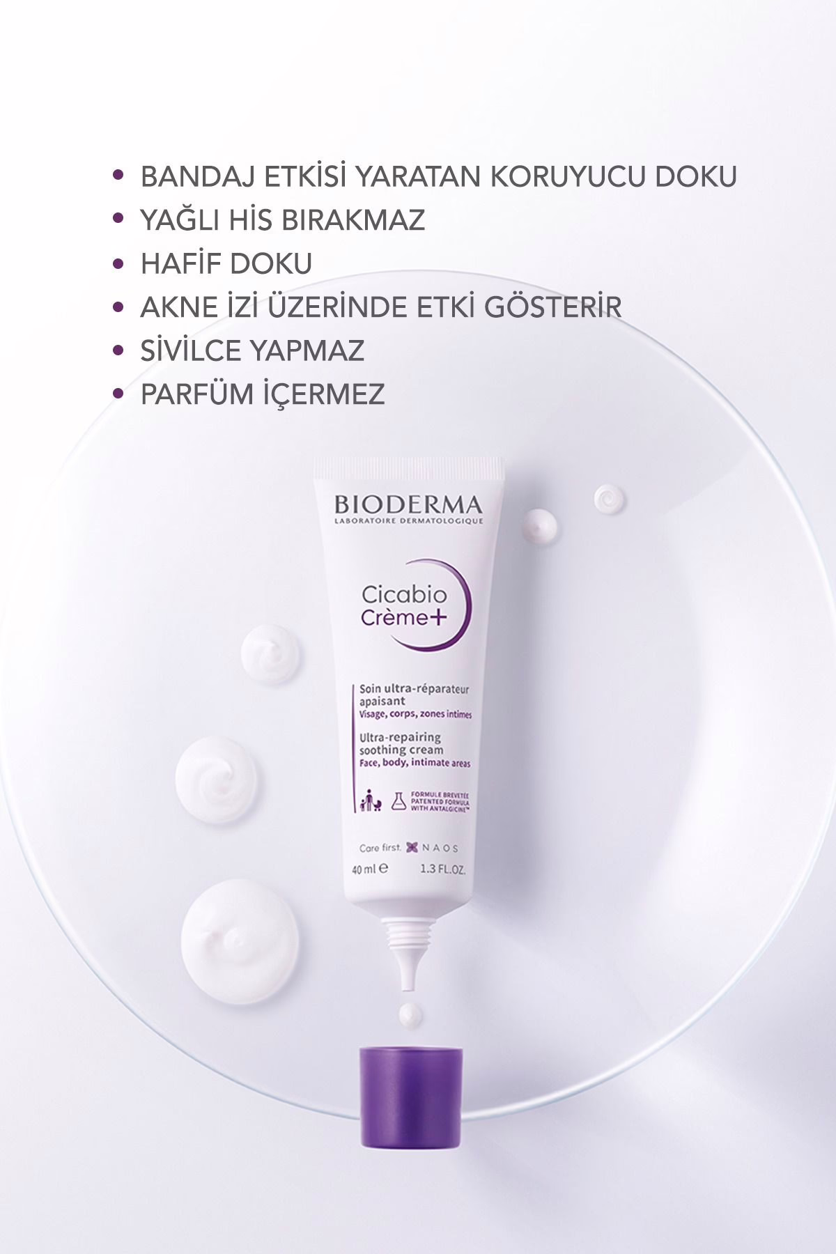 Cicabio Cream+ 100 ml. | Yatıştırıcı Cilt Bakım Kremi 3 Cicabio Cream+ 100 ml. | Yatıştırıcı Cilt Bakım Kremi