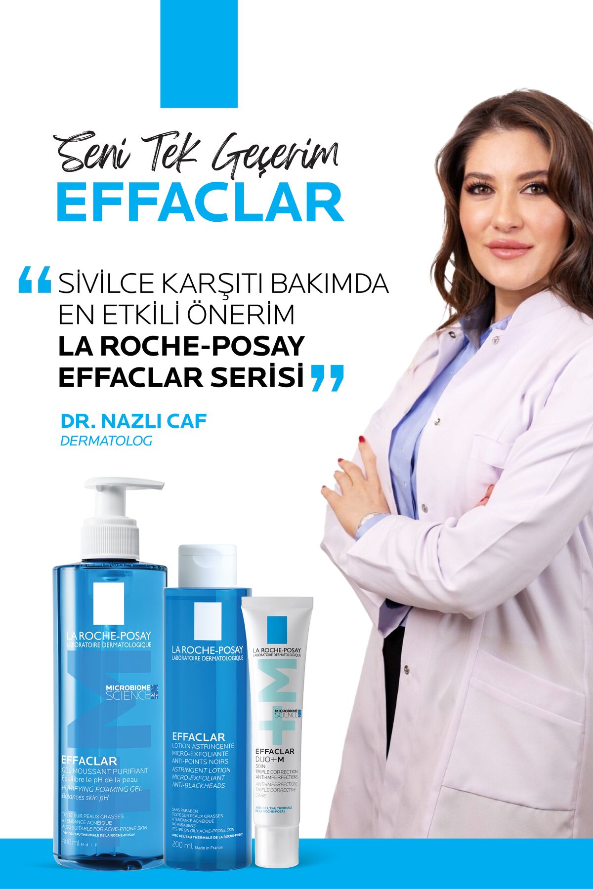 Effaclar Tonik 200ml | Yağlı Ve Akneye Eğilimli Ciltler İçin Salisilik Asit İçeren Tonik 2 Effaclar Tonik 200ml | Yağlı Ve Akneye Eğilimli Ciltler İçin Salisilik Asit İçeren Tonik
