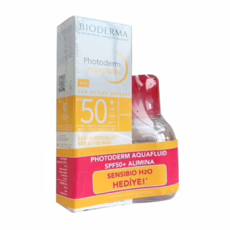 Photoderm Aquafluid SPF50+ 40ml + Sensibio H2O 100ml | Bioderma Hediye Paketi