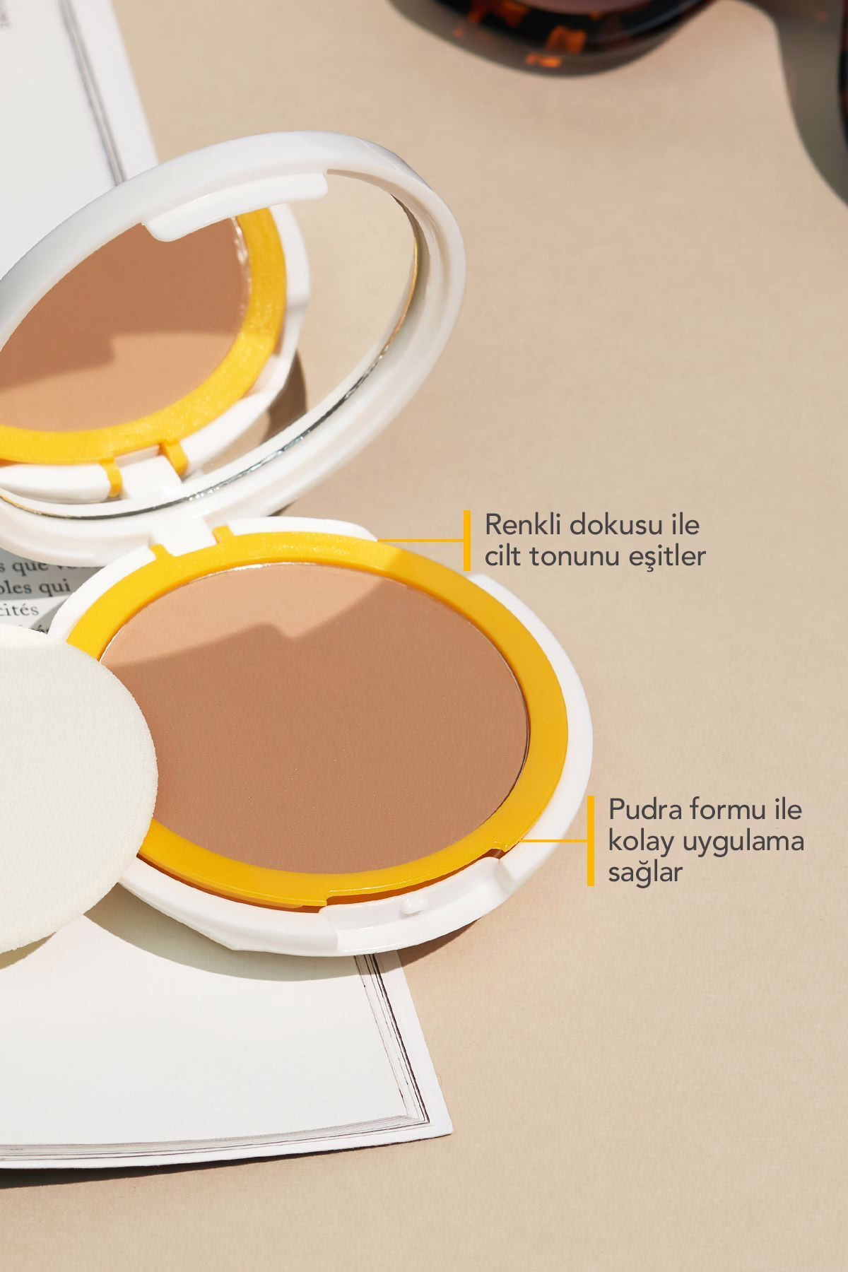 Photoderm Mineral Compact Light SPF50+ 10 gr | Kapatıcı Etkili Güneş Koruyucu Kompakt Pudra 4 Photoderm Mineral Compact Light SPF50+ 10 gr | Kapatıcı Etkili Güneş Koruyucu Kompakt Pudra