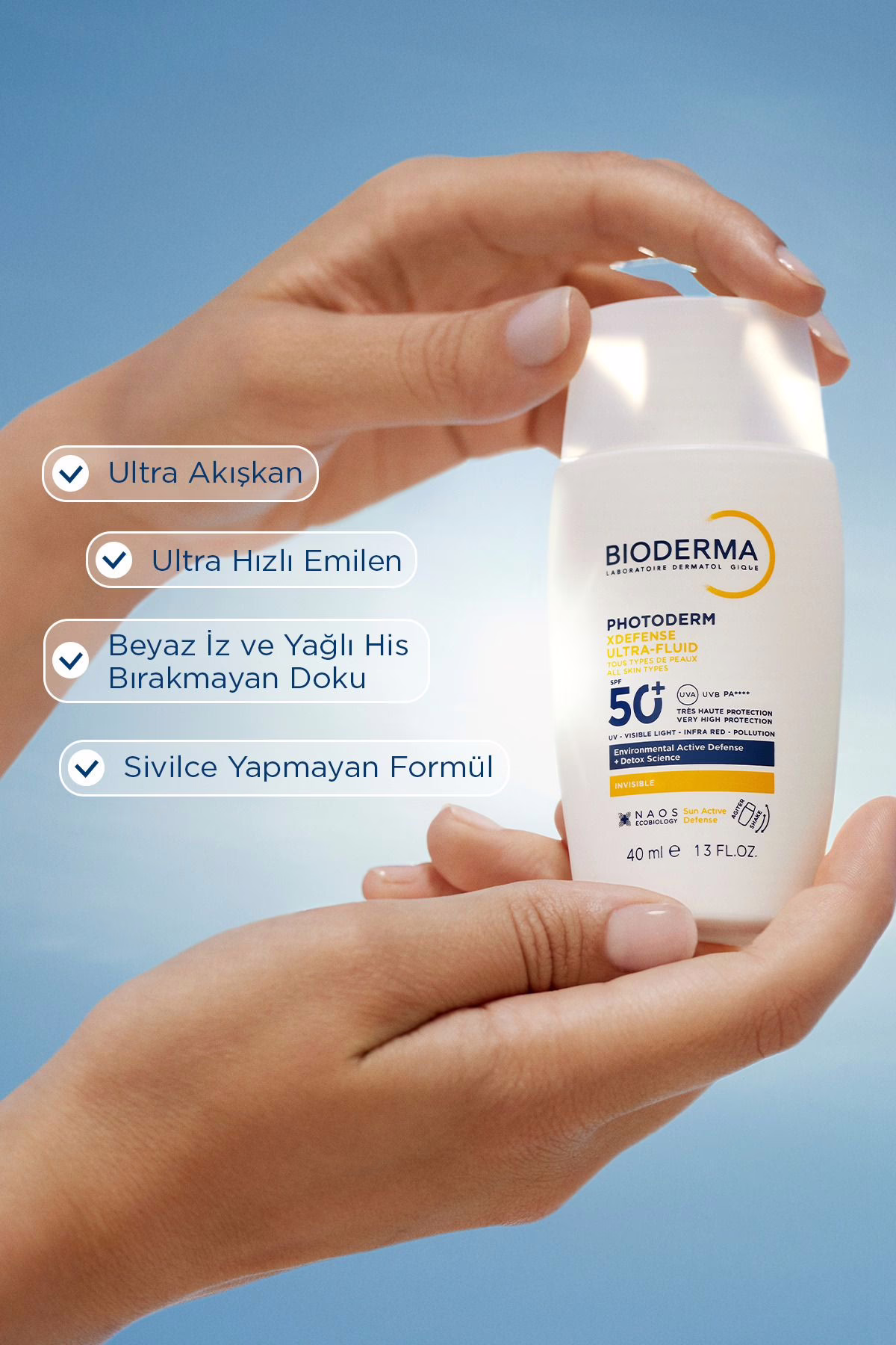 Photoderm XDefense Spf50+ 40 ml | Antioksidan Etkili Akışkan Güneş Kremi Renksiz 4 Photoderm XDefense Spf50+ 40 ml | Antioksidan Etkili Akışkan Güneş Kremi Renksiz