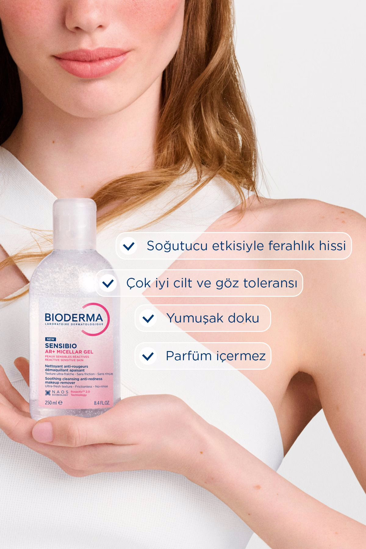 Sensibio AR+ 250 ml | Durulama Gerektirmeyen Makyaj Temizleyici Misel Jel 4 Sensibio AR+ 250 ml | Durulama Gerektirmeyen Makyaj Temizleyici Misel Jel