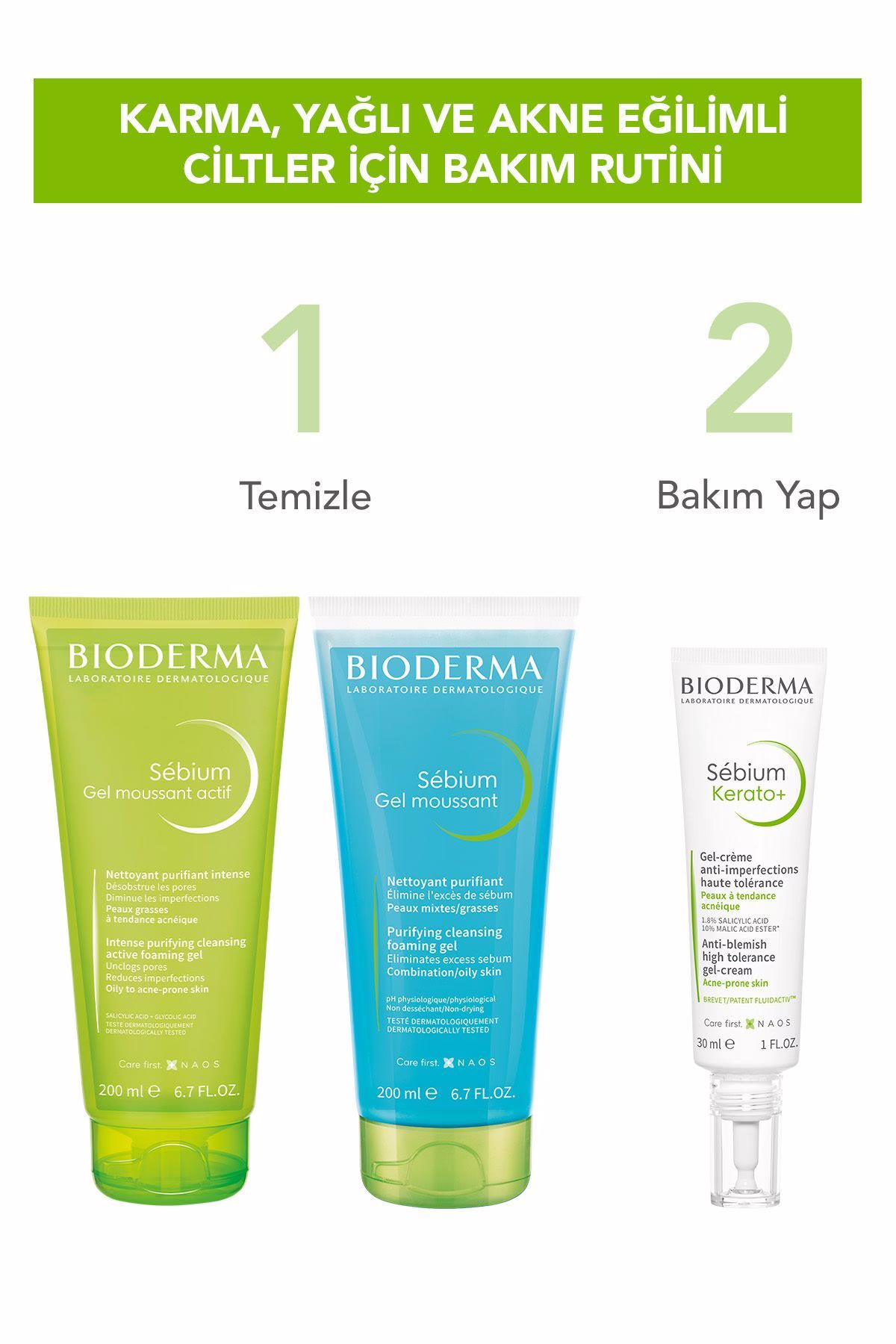 Sebium Active 200 ml | Yoğun Arındırıcı Temizleme Jeli 6 Sebium Active 200 ml | Yoğun Arındırıcı Temizleme Jeli