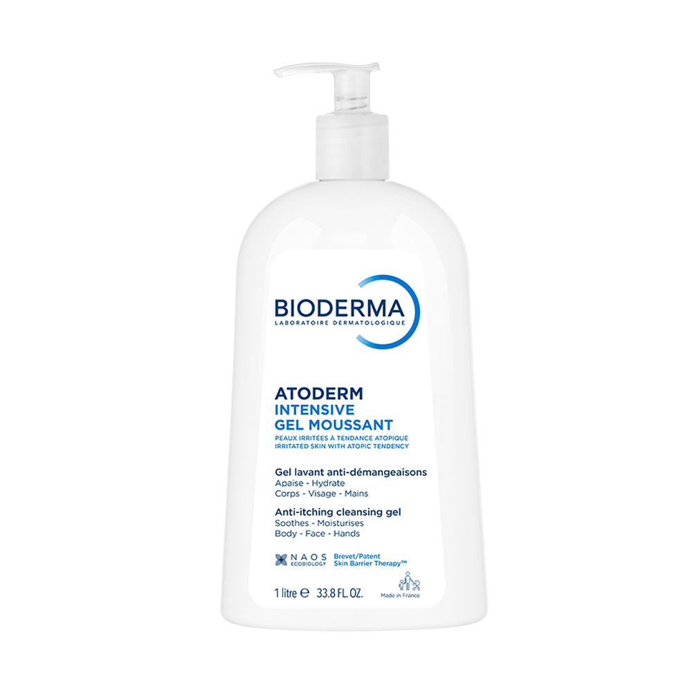 Bioderma Atoderm Intensive Foaming Gel 1 Lt. | Yüz ve Vücut Temizleme Jeli 1 Yüz ve Vücut Temizleme Jeli