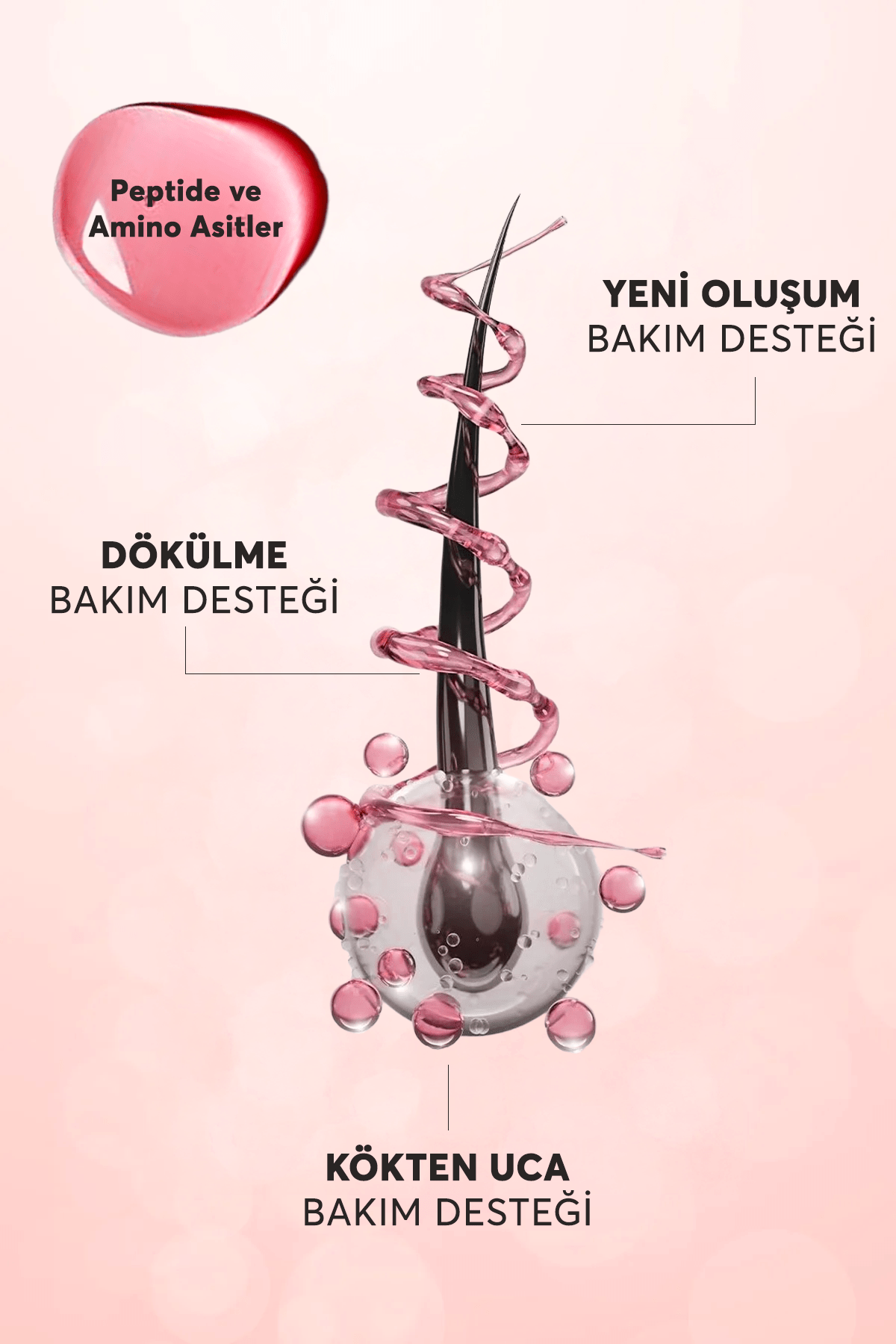 Multi Vitamin Hair Cocktail 2ml x 10 Ampul | Dökülme Karşıtı Saç Bakım Serumu 3 Multi Vitamin Hair Cocktail 2ml x 10 Ampul | Dökülme Karşıtı Saç Bakım Serumu - Görsel 3