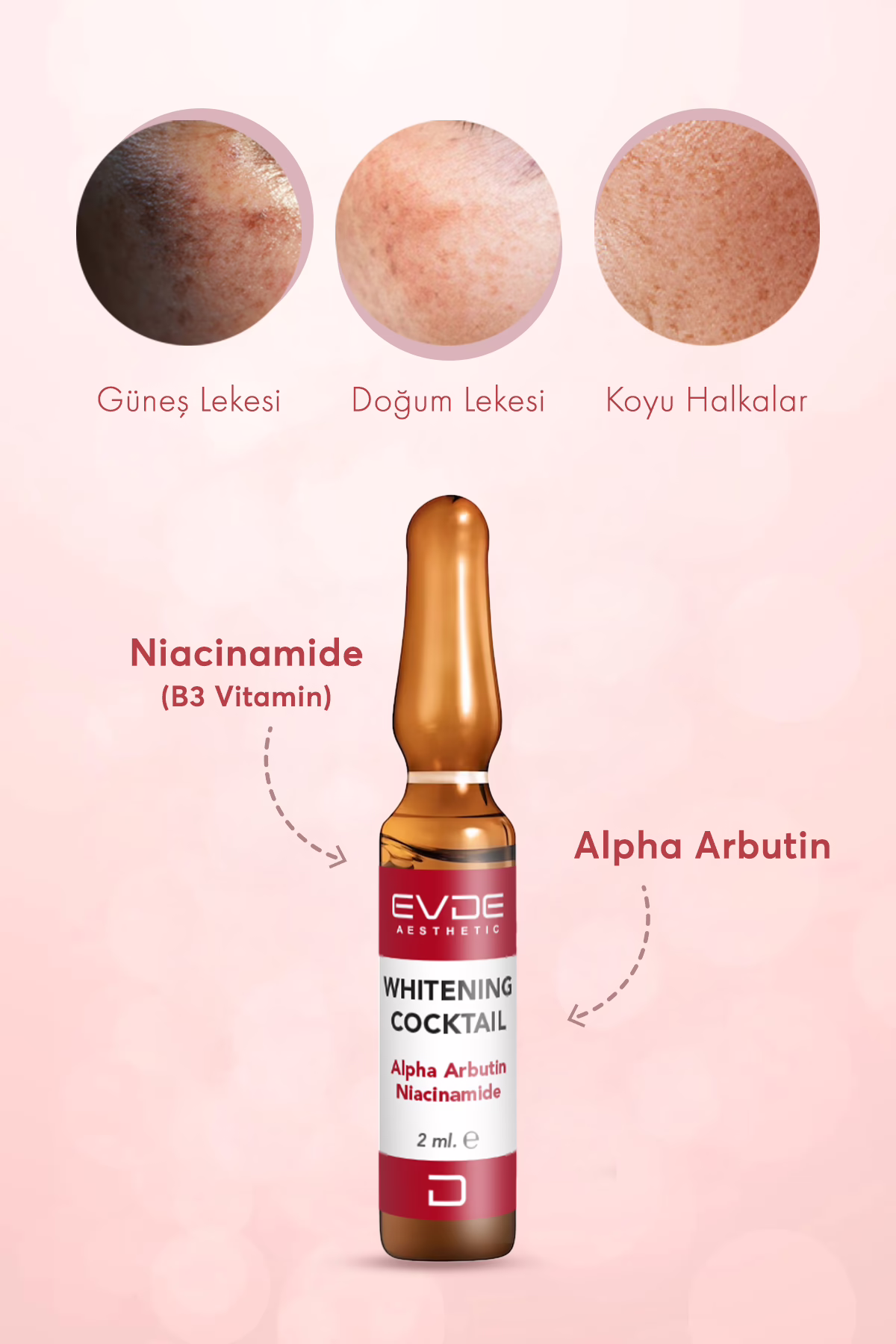 Whitening Cocktail Leke Görünümünü Azaltmaya Yardımcı Aydınlatıcı Serum 2ml x 10 3 Whitening Cocktail Leke Görünümünü Azaltmaya Yardımcı Aydınlatıcı Serum 2ml x 10