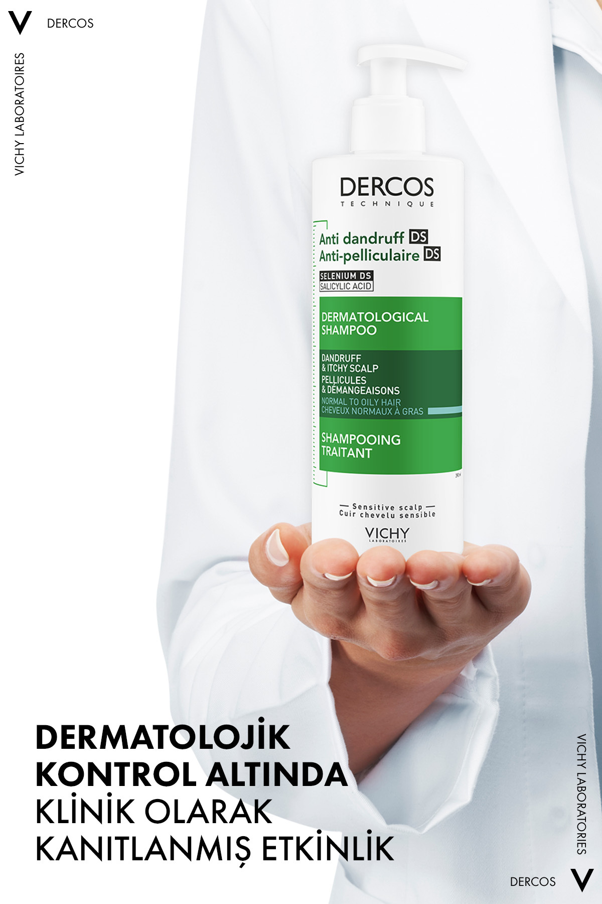 Dercos Anti Dandruff Normal ve Yağlı Saçlar İçin Kepek Karşıtı Şampuan 390 ml 5 Dercos Anti Dandruff Normal ve Yağlı Saçlar İçin Kepek Karşıtı Şampuan 390 ml - Görsel 5