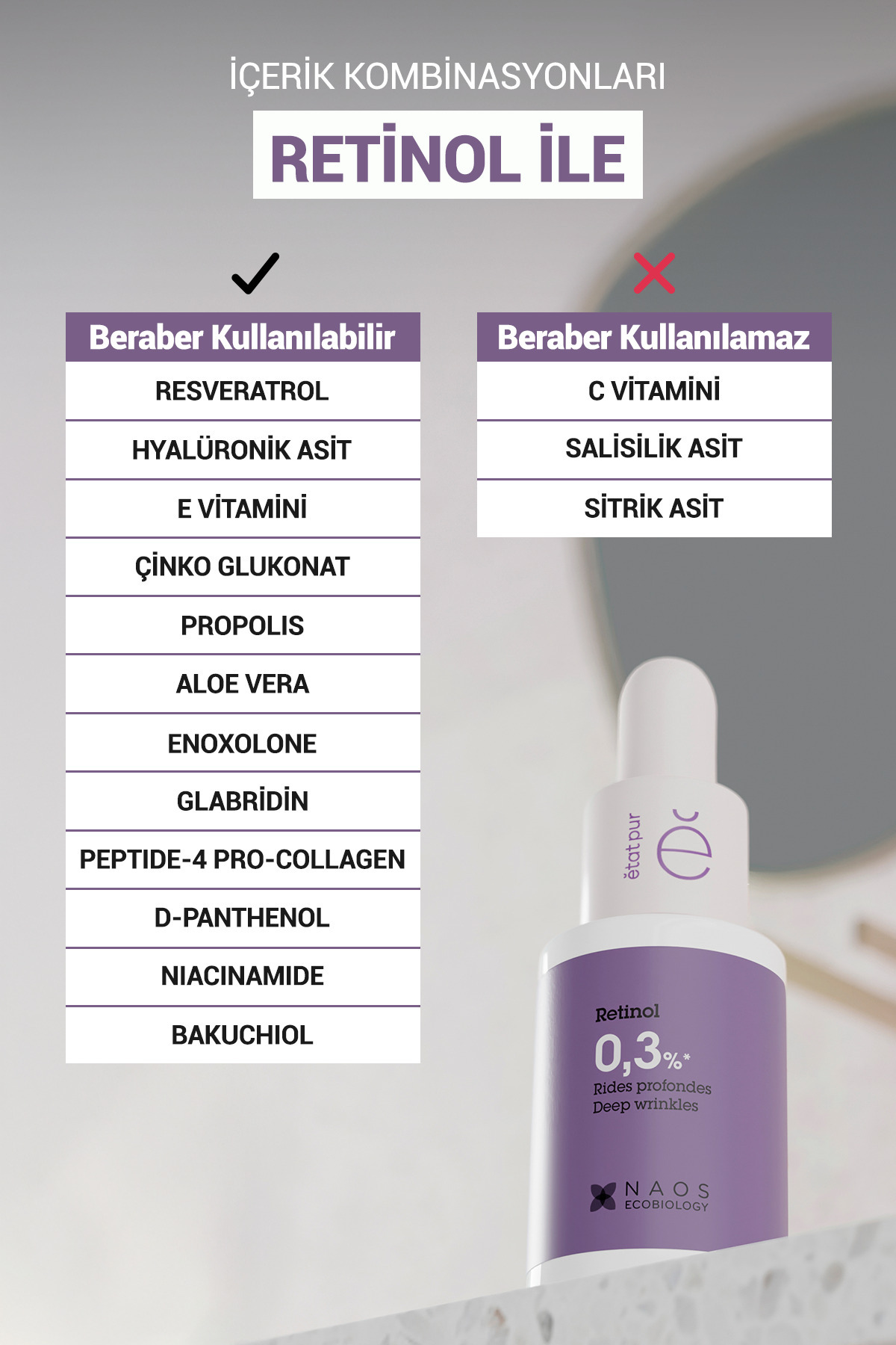 Pure Active Retinol %0,3 Kırışıklık Sarkma ve Yaşlanma Karşıtı Saf Cilt Serumu 15 ML 3 Pure Active Retinol %0,3 Kırışıklık Sarkma ve Yaşlanma Karşıtı Saf Cilt Serumu 15 ML - Görsel 3