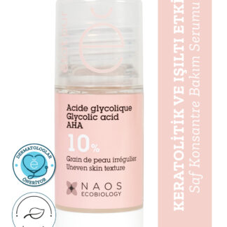 Pure Active Glikolik Asit Aha Peeling Cilt Yenileme Etkili Saf Konsantre Cilt Bakım Serumu 15 ml