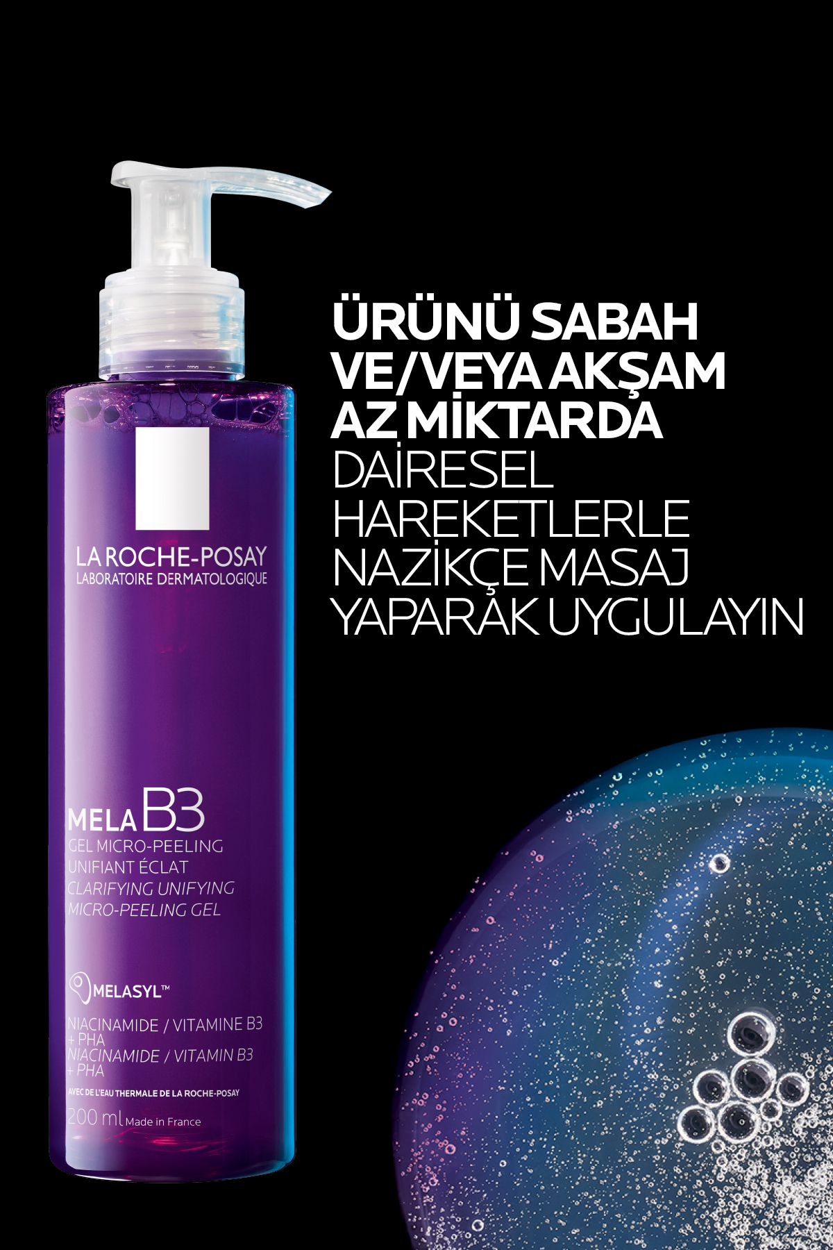 Mela B3 Koyu Leke Karşıtı Peeling Etkili Yüz Temizleme Jeli, 200 ml 2 Mela B3 Koyu Leke Karşıtı Peeling Etkili Yüz Temizleme Jeli, 200 ml - Görsel 2