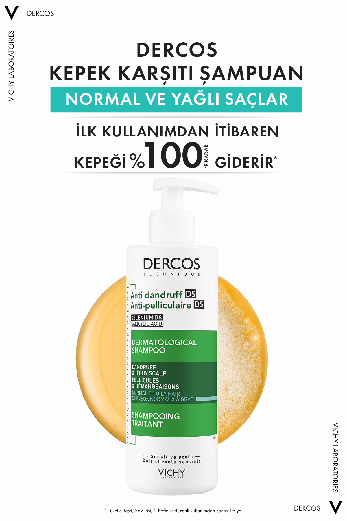 Dercos Anti Dandruff Normal ve Yağlı Saçlar İçin Kepek Karşıtı Şampuan 390 ml 2 Dercos Anti Dandruff Normal ve Yağlı Saçlar İçin Kepek Karşıtı Şampuan 390 ml