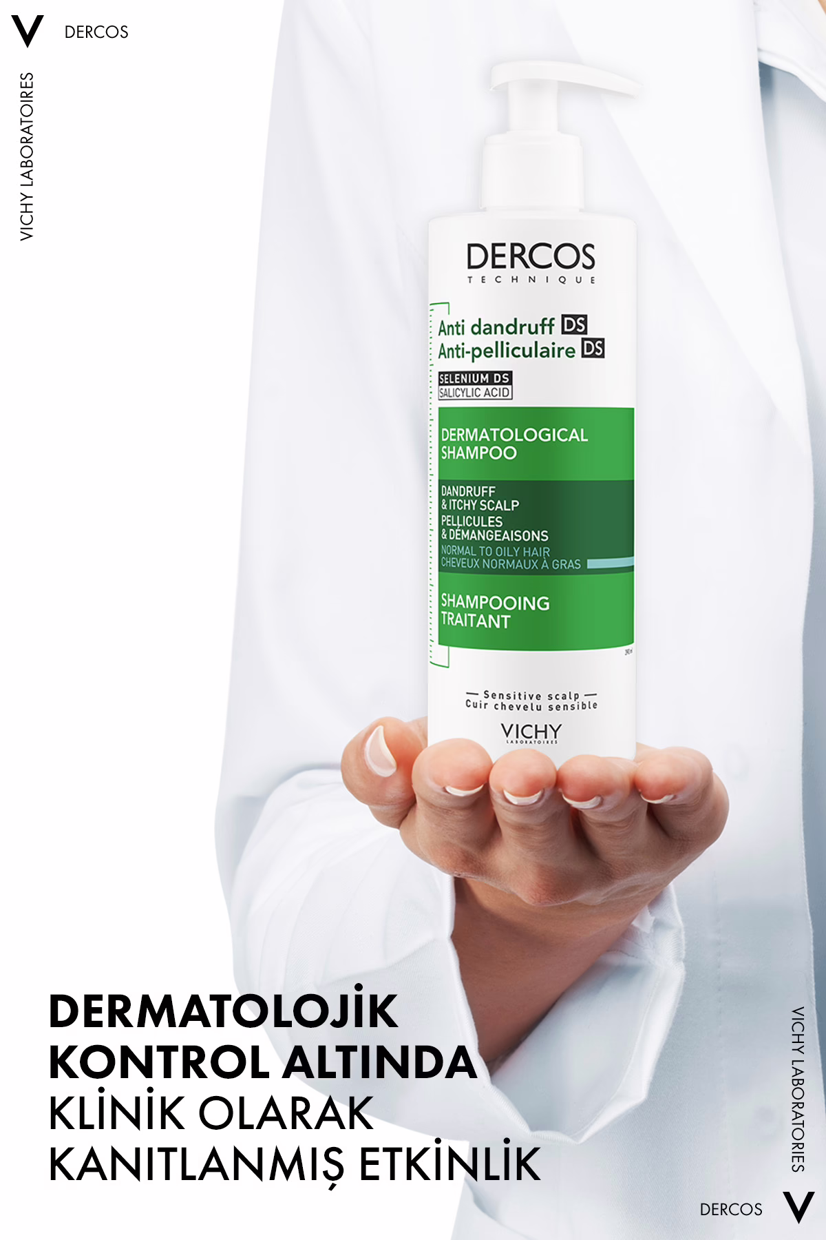 Dercos Anti Dandruff Normal ve Yağlı Saçlar İçin Kepek Karşıtı Şampuan 390 ml 5 Dercos Anti Dandruff Normal ve Yağlı Saçlar İçin Kepek Karşıtı Şampuan 390 ml