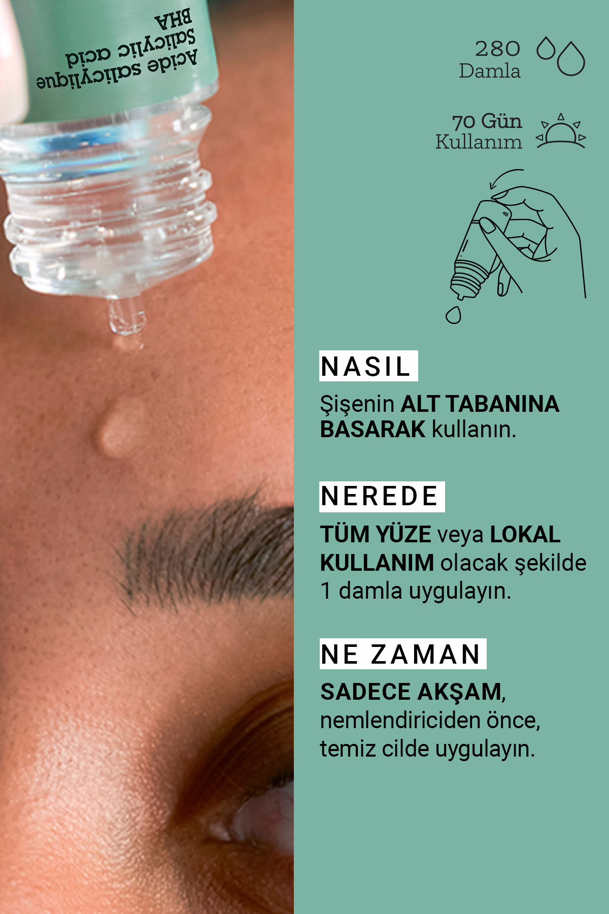 Pure Active Salisilik Asit BHA Sivilce Siyah Nokta Karşıtı Konsantre Bakım Serumu 15 mL Karma Yağlı 5 Pure Active Salisilik Asit BHA Sivilce Siyah Nokta Karşıtı Konsantre Bakım Serumu 15 mL Karma Yağlı