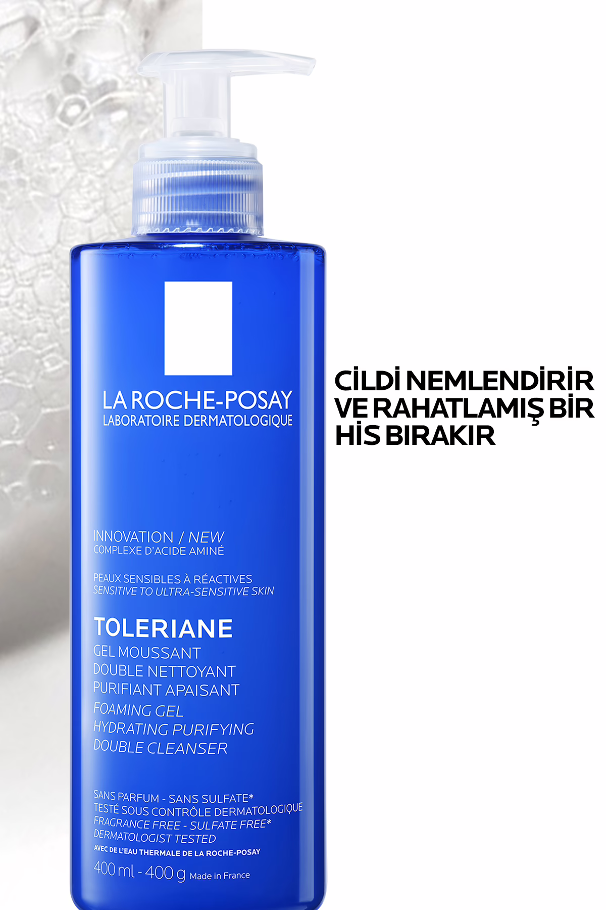 Toleriane Hassas Ciltler Dahil Tüm Ciltler İçin Temizleme Jeli 400 ml 3 Toleriane Hassas Ciltler Dahil Tüm Ciltler İçin Temizleme Jeli 400 ml