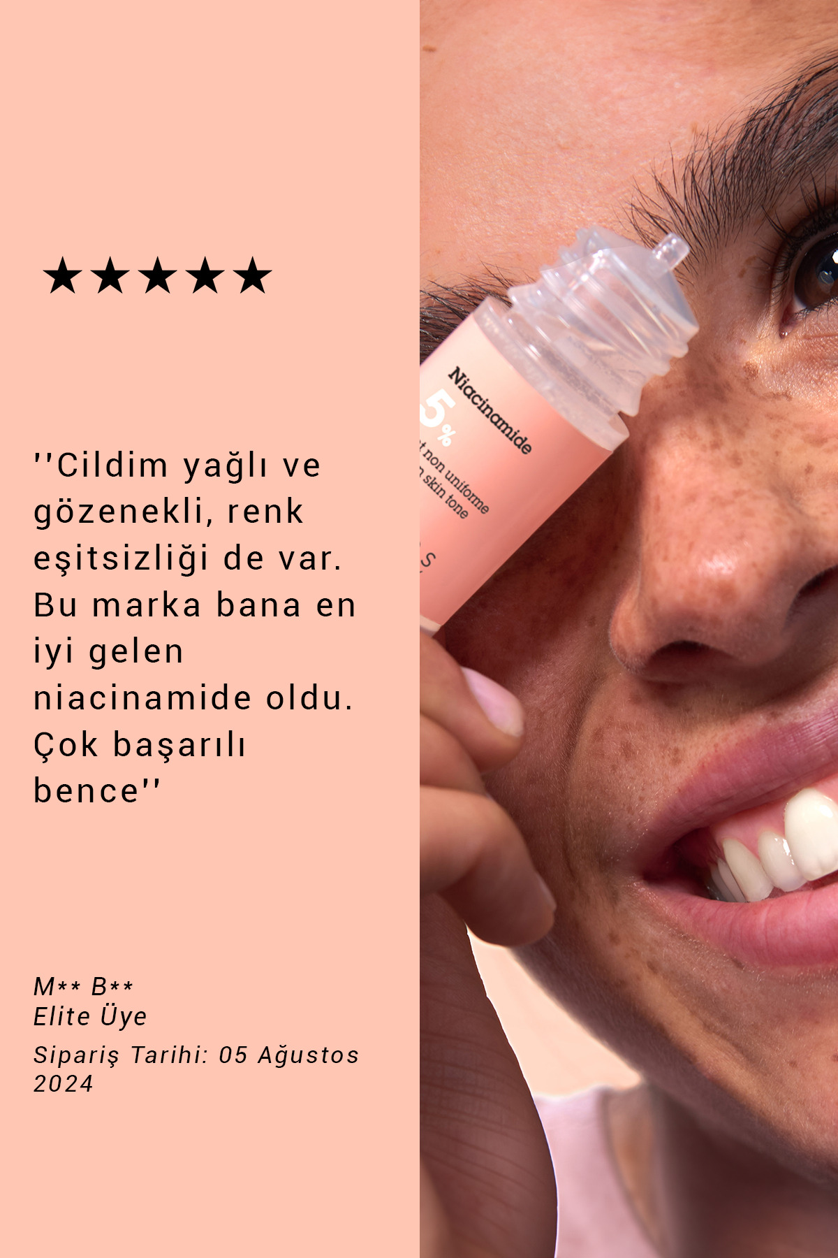 Pure Active Niacinamide %5 (B3 Vitamini) Tüm Ciltler İçin Aydınlatıcı Saf Cilt Serumu 15 ML 4 Pure Active Niacinamide %5 (B3 Vitamini) Tüm Ciltler İçin Aydınlatıcı Saf Cilt Serumu 15 ML