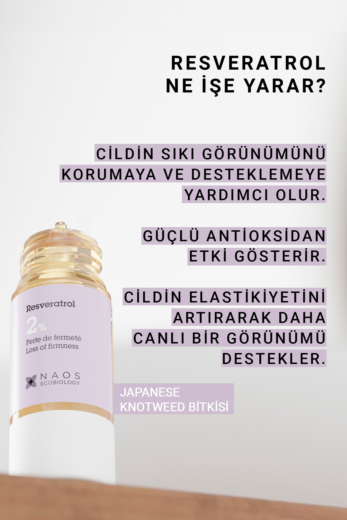 Pure Active Resveratrol Yaşlanma Karşıtı & Sıkılaştırıcı Etkili Antioksidan Saf Cilt Serumu 15 ML 2 Pure Active Resveratrol Yaşlanma Karşıtı & Sıkılaştırıcı Etkili Antioksidan Saf Cilt Serumu 15 ML
