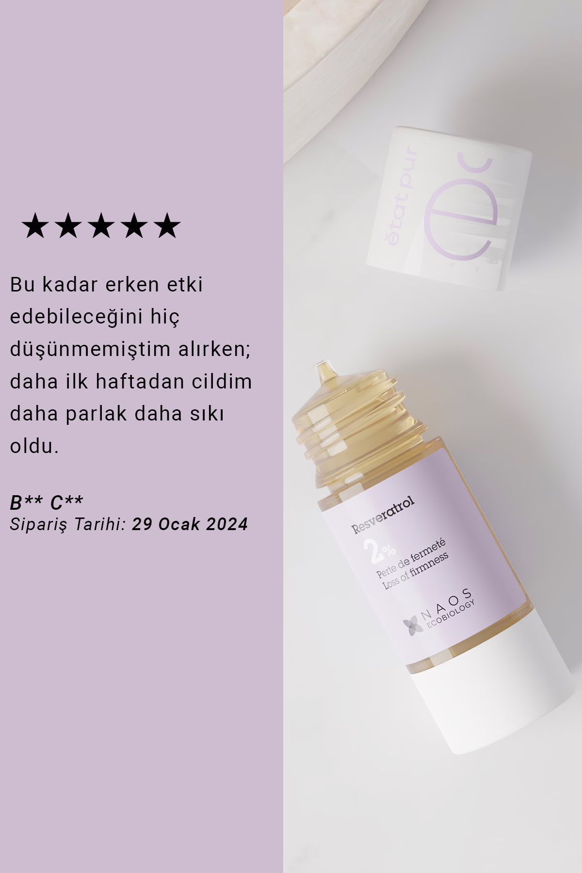 Pure Active Resveratrol Yaşlanma Karşıtı & Sıkılaştırıcı Etkili Antioksidan Saf Cilt Serumu 15 ML 5 Pure Active Resveratrol Yaşlanma Karşıtı & Sıkılaştırıcı Etkili Antioksidan Saf Cilt Serumu 15 ML