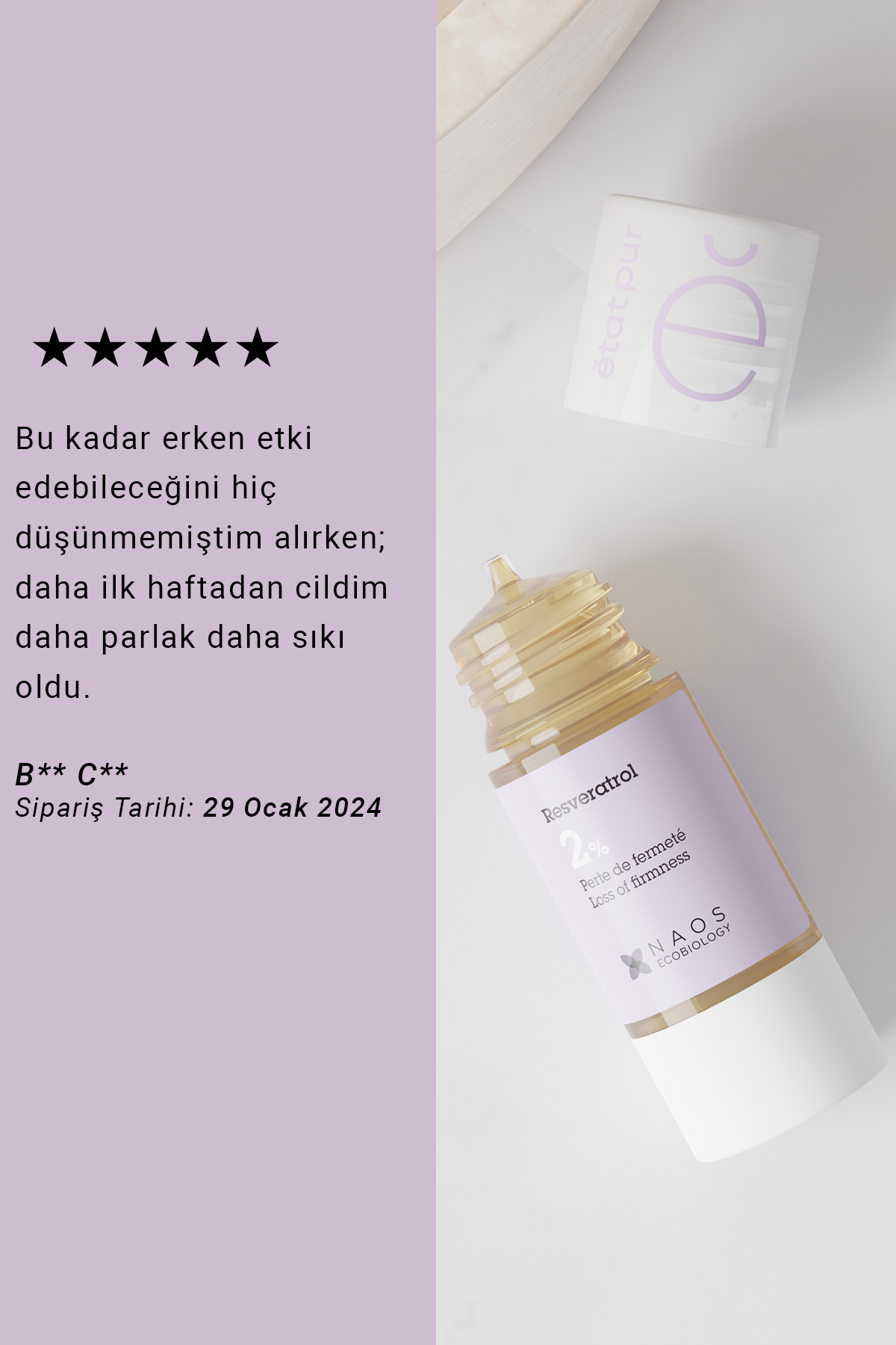 Pure Active Resveratrol Yaşlanma Karşıtı & Sıkılaştırıcı Etkili Antioksidan Saf Cilt Serumu 15 ML 5 Pure Active Resveratrol Yaşlanma Karşıtı & Sıkılaştırıcı Etkili Antioksidan Saf Cilt Serumu 15 ML