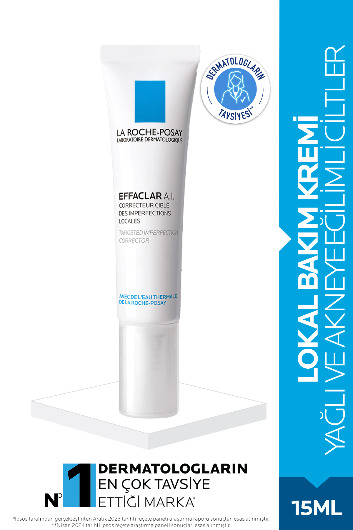 Effaclar A.I. 15 ml - Karşıtı Krem 1 Effaclar A.I. 15 ml - Karşıtı Krem