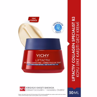 Liftactiv B3 Cilt Tonu Eşitleyici Retinol İçeren Gece Kremi 50 ml