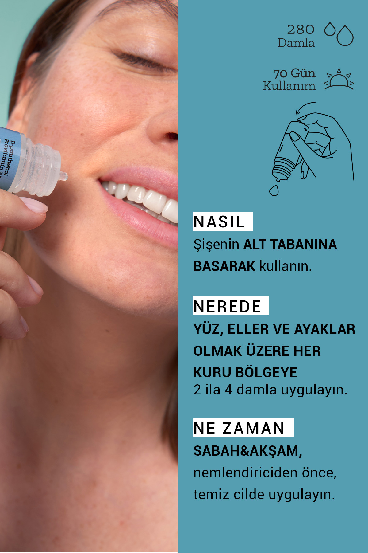 Pure Active D-Panthenol Kuru Ciltler İçin Nemlendirici ve Bariyer Onarıcı Saf Cilt Serumu 15 ML 4 Pure Active D-Panthenol Kuru Ciltler İçin Nemlendirici ve Bariyer Onarıcı Saf Cilt Serumu 15 ML