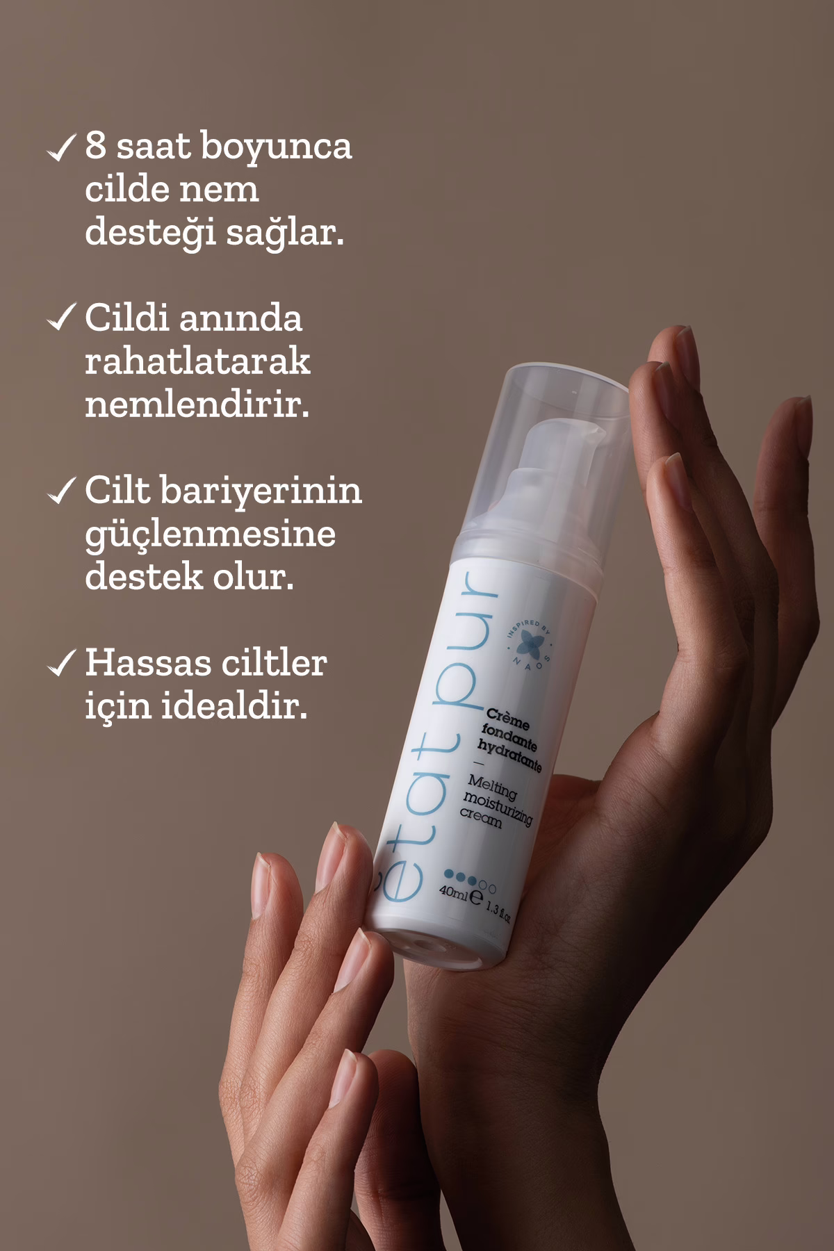 The Melting Cream Yatıştırıcı Hassas & Normal Ciltler için Nemlendirici Yüz Bakım Kremi 50 ML 5 The Melting Cream Yatıştırıcı Hassas & Normal Ciltler için Nemlendirici Yüz Bakım Kremi 50 ML