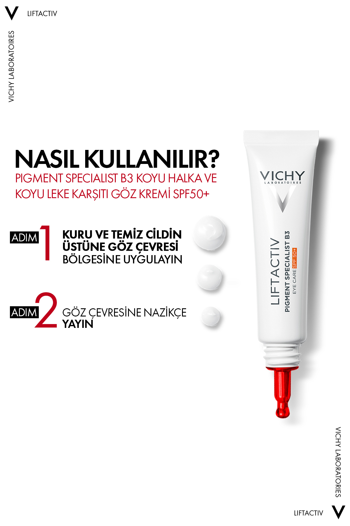 Liftactiv Pigment Specialist B3 Eye Care SPF50+ 15 ml 5 Liftactiv Pigment Specialist B3 Eye Care SPF50+ 15 ml - Görsel 5