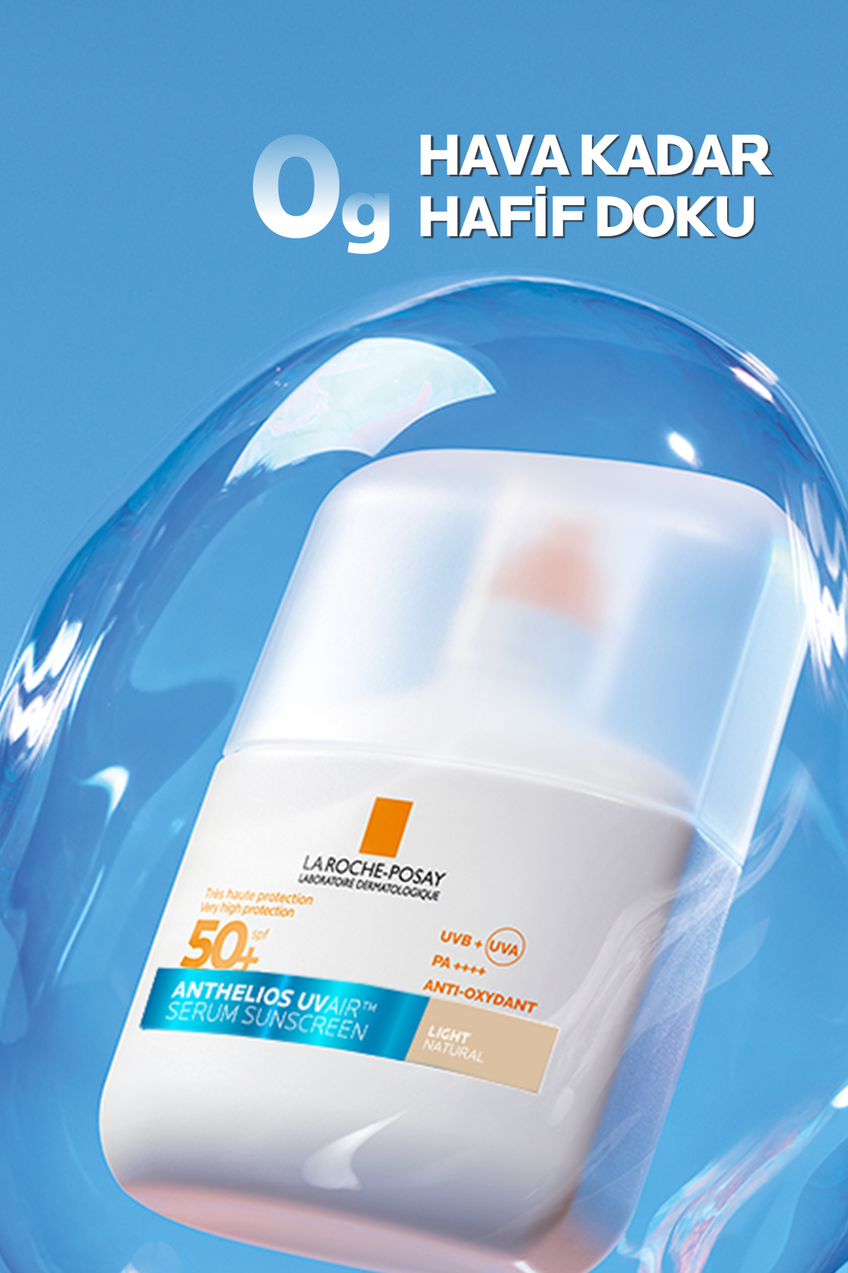 Anthelios UVAIR SPF50+ Aydınlık Görünüm Veren Ultra Güçlü Renkli Güneş Koruyucu Serum 50 ml 2 Anthelios UVAIR SPF50+ Aydınlık Görünüm Veren Ultra Güçlü Renkli Güneş Koruyucu Serum 50 ml - Görsel 2