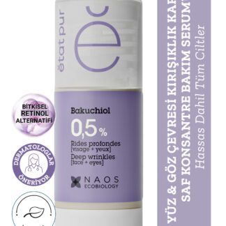 Bakuchiol %0,5 Kırışıklık Karşıtı Serum 15ML | Hassas Ciltler için Retinol Alternatifi