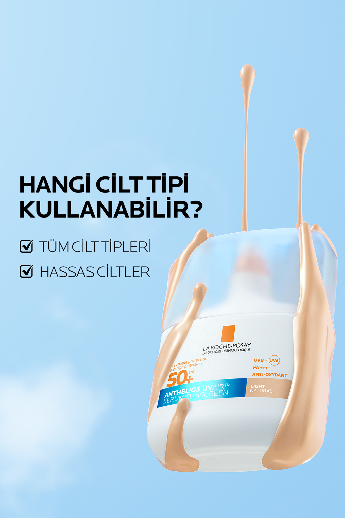 Anthelios UVAIR SPF50+ Aydınlık Görünüm Veren Ultra Güçlü Renkli Güneş Koruyucu Serum 50 ml 4 Anthelios UVAIR SPF50+ Aydınlık Görünüm Veren Ultra Güçlü Renkli Güneş Koruyucu Serum 50 ml - Görsel 4