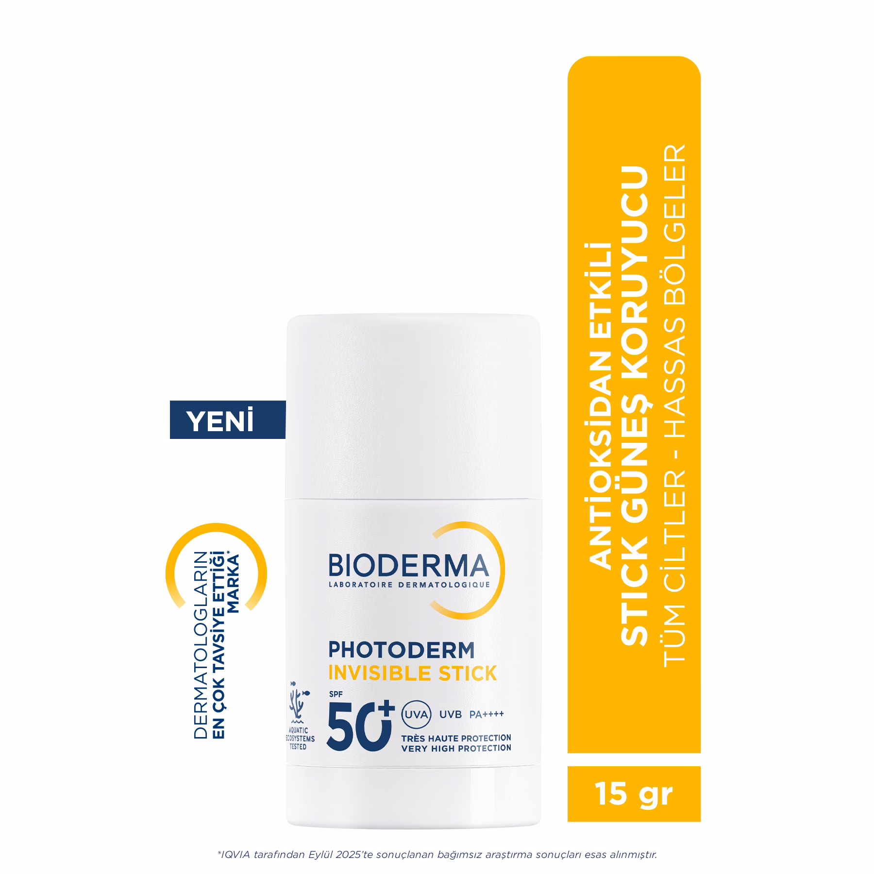 Photoderm Invisible Stick SPF50+ Antioksidan UV Koruma İçeren Hassas&Tüm Ciltler Güneş Kremi 15gr 1 Photoderm Invisible Stick SPF50+ Antioksidan UV Koruma İçeren Hassas&Tüm Ciltler Güneş Kremi 15gr