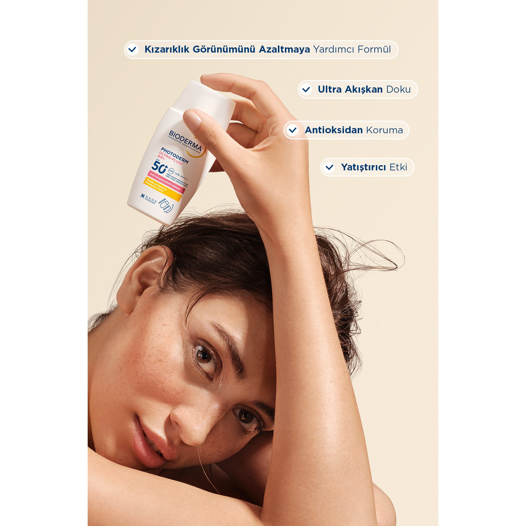 Photoderm AR+ Ultra-Fluid SPF50+ Kızarıklık Karşıtı Yüksek Korumalı Akışkan Yüz Güneş Kremi 40ml 3 Photoderm AR+ Ultra-Fluid SPF50+ Kızarıklık Karşıtı Yüksek Korumalı Akışkan Yüz Güneş Kremi 40ml - Görsel 3