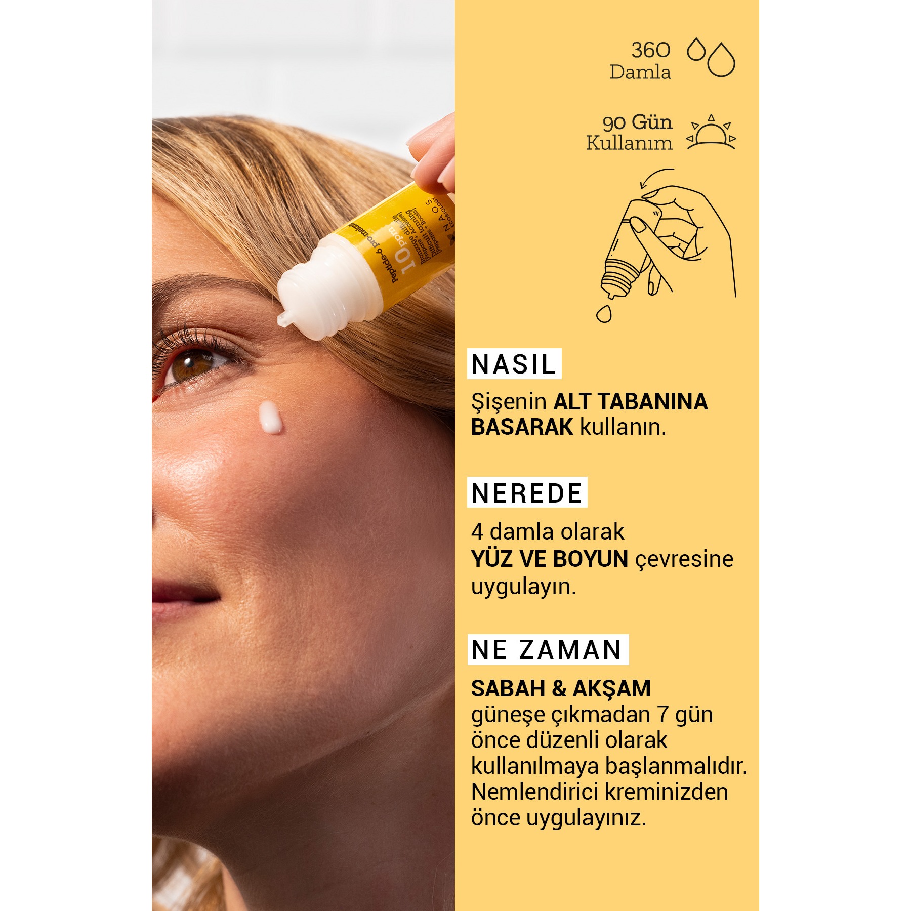 Pure Active Peptide-6 Pro Melanin Güneş Öncesi Bronzlaştırıcı Etki Saf Konsantre Bakım Serumu 15ML 4 Pure Active Peptide-6 Pro Melanin Güneş Öncesi Bronzlaştırıcı Etki Saf Konsantre Bakım Serumu 15ML - Görsel 4
