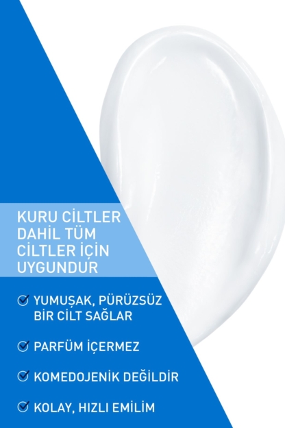 Nemlendirici Yüz Ve Vücut Kremi-Kuru Ciltler İçin Seramid Ve Hyalüronik Asit İçerikli 340gr - Görsel 4