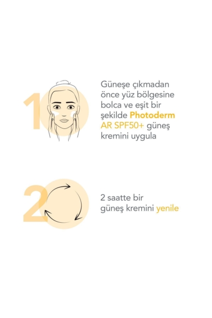 Photoderm AR SPF50+ Kızarıklık Karşıtı Yüksek Korumalı Renkli Yüz Güneş Kremi 30 ml - Görsel 5