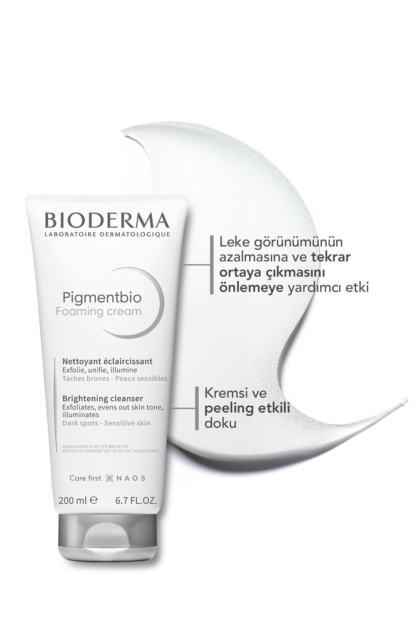 Pigmentbio Foaming Cream Leke Karşıtı Aydınlatıcı Peeling Etkili Yıkama Jeli Yüz ve Vücut 200 ml - Görsel 3