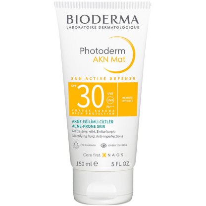 Photoderm AKN Mat Sivilce Karşıtı Güneş Kremi Yağlı Akne Eğilimli Ciltler Matlaştırıcı Etki 150 ml