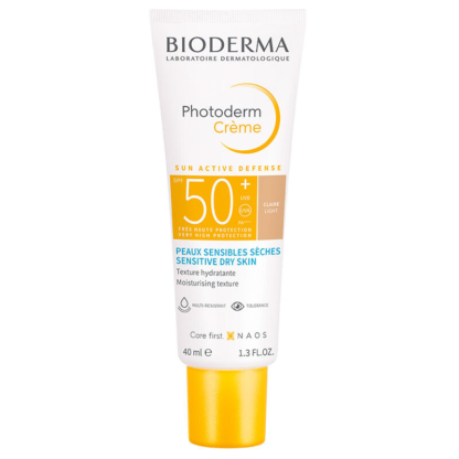Photoderm Cream Light SPF50+ Kuru Ciltler için Yüksek Korumalı Renkli Güneş Kremi 40 ml