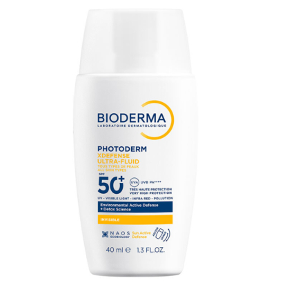 Photoderm XDefense Spf50+ Tüm Cilt Tipleri Antioksidan Etkili Akışkan Güneş Kremi Renksiz 40 ml