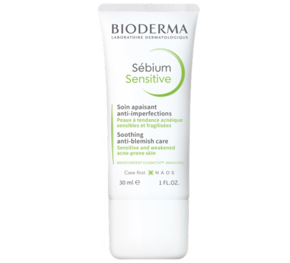 Sebium Sensitive Karma, Yağlı ve Akne Eğilimli Ciltler Yatıştırıcı Nemlendirici Bakım Kremi 30 ml