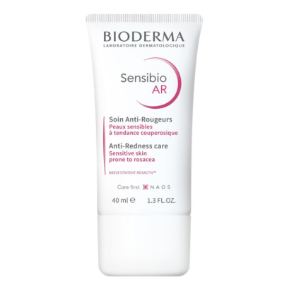 Sensibio AR+ Rozasea Eğilimli Hassas Ciltler için Kızarıklık Karşıtı Nemlendirici Bakım Kremi 40 ml