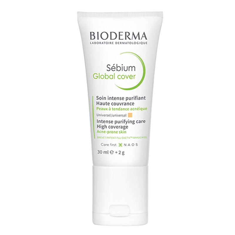 Sebium Global Cover 30ml | Yağlı ve Akneli Ciltler için Kapatıcı Bakım Kremi