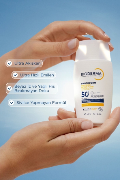 Photoderm XDefense Spf50+ Tüm Cilt Tipleri Antioksidan Etkili Akışkan Güneş Kremi Renksiz 40 ml - Görsel 4