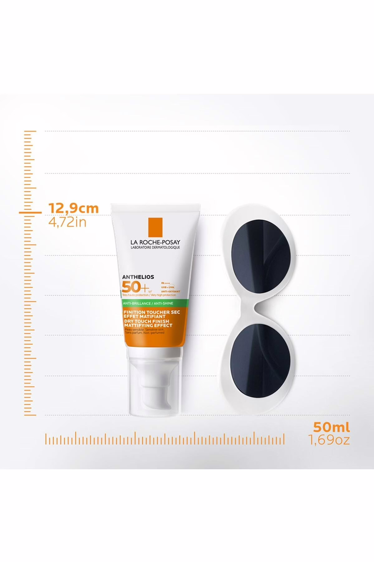 Anthelios Oil Control Gel Cream Spf50+ 50ml | Yağlı ve Karma Ciltler İçin Yüz Güneş Kremi