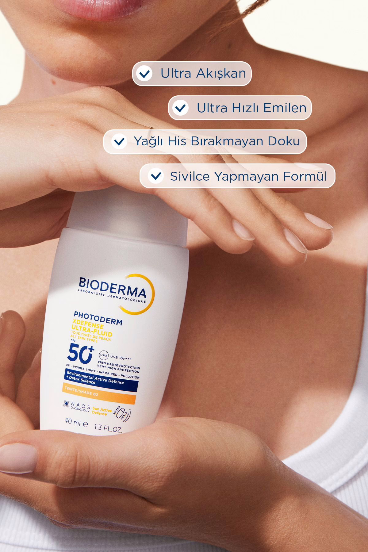 Photoderm XDefense Spf50+ 40 ml | Antioksidan Etkili Renkli Güneş Kremi